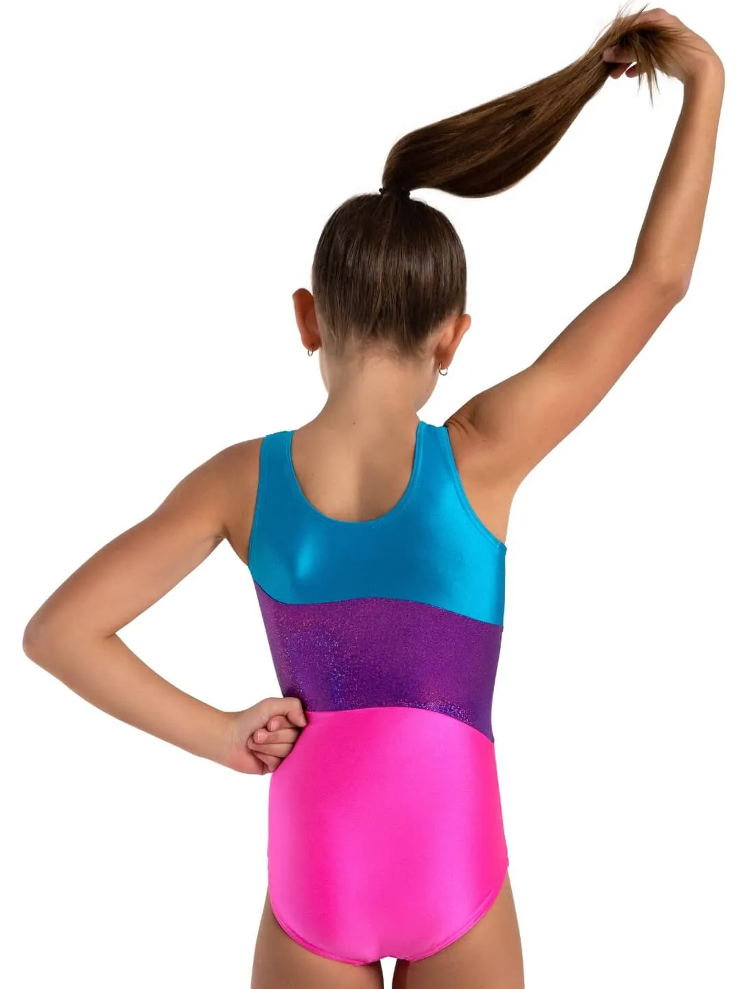 Level Up 3 Panel Tank Leotard - Girls 12027c