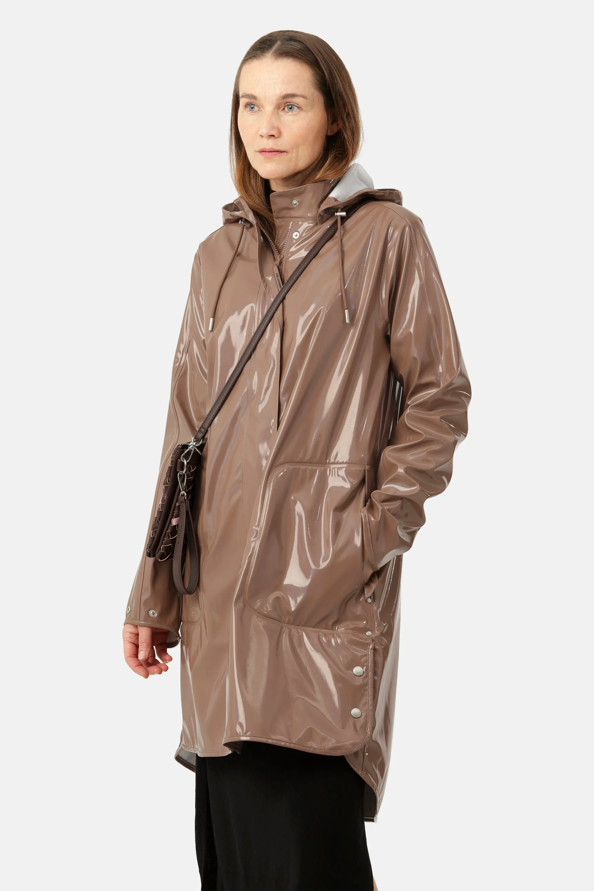 Long Raincoat - Acorn