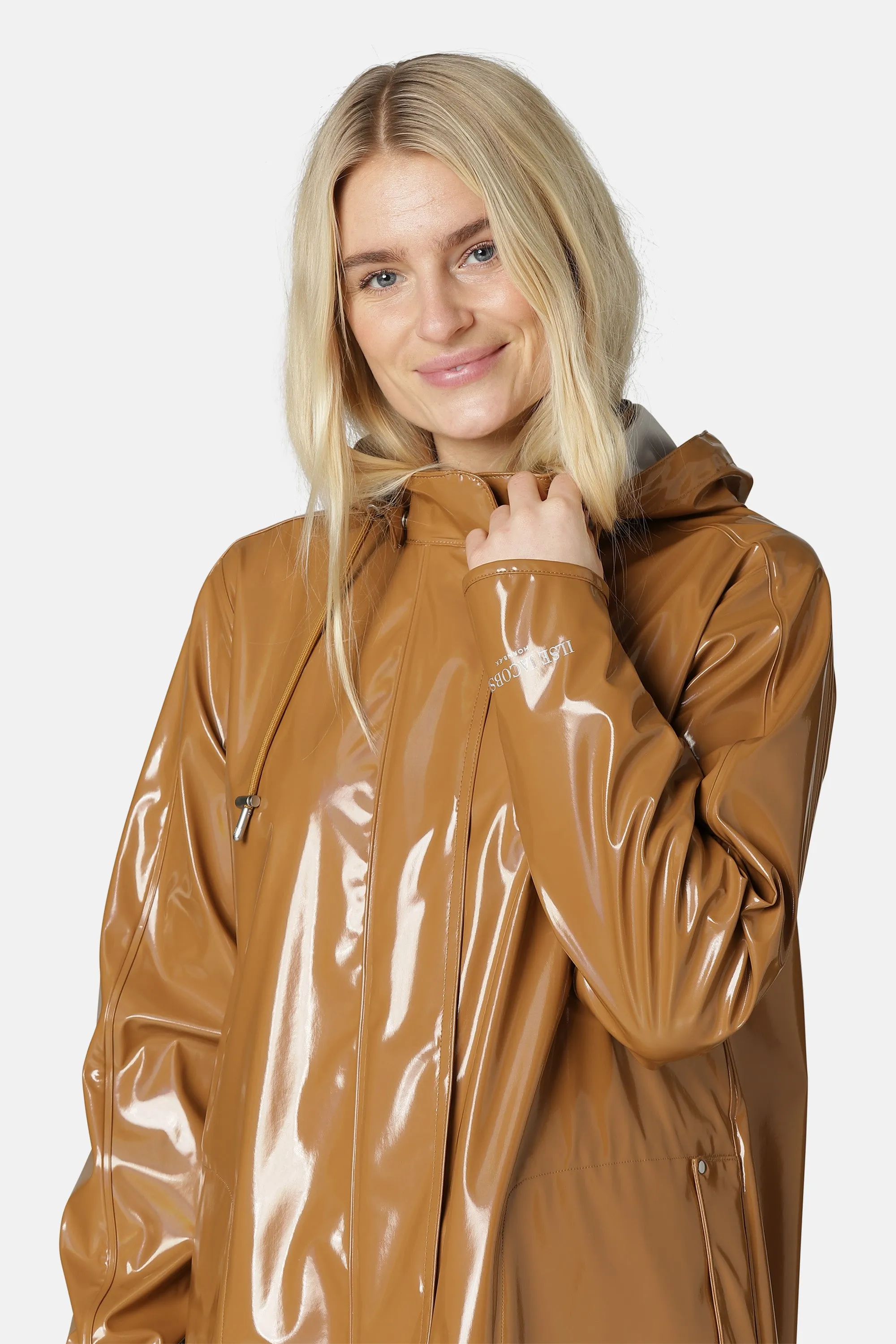 Long Raincoat - Cashew