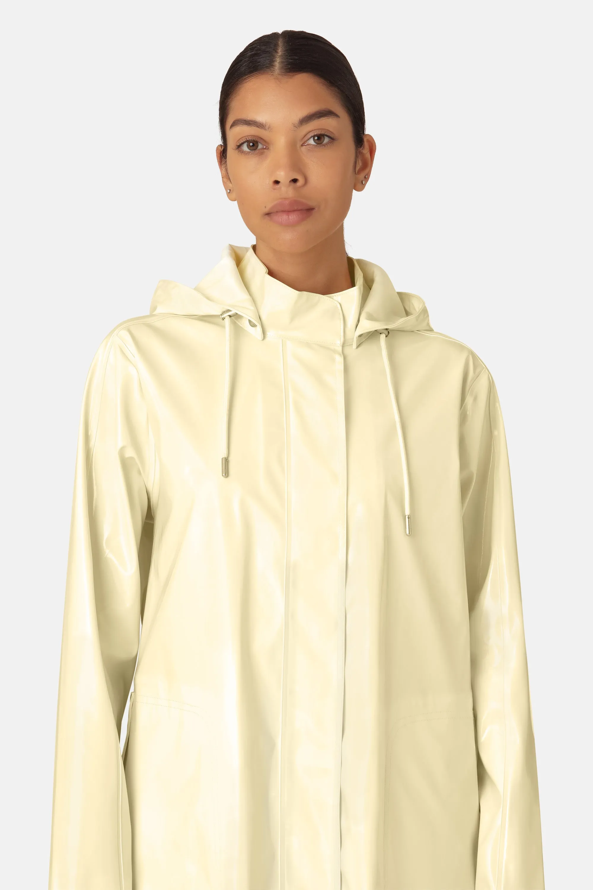 Long Raincoat - Double Cream