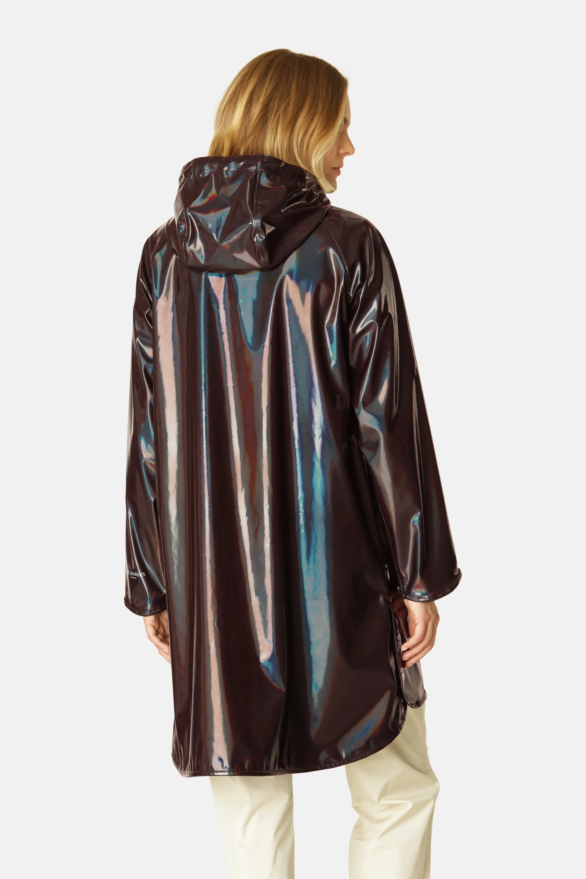 Long Raincoat - Ganache