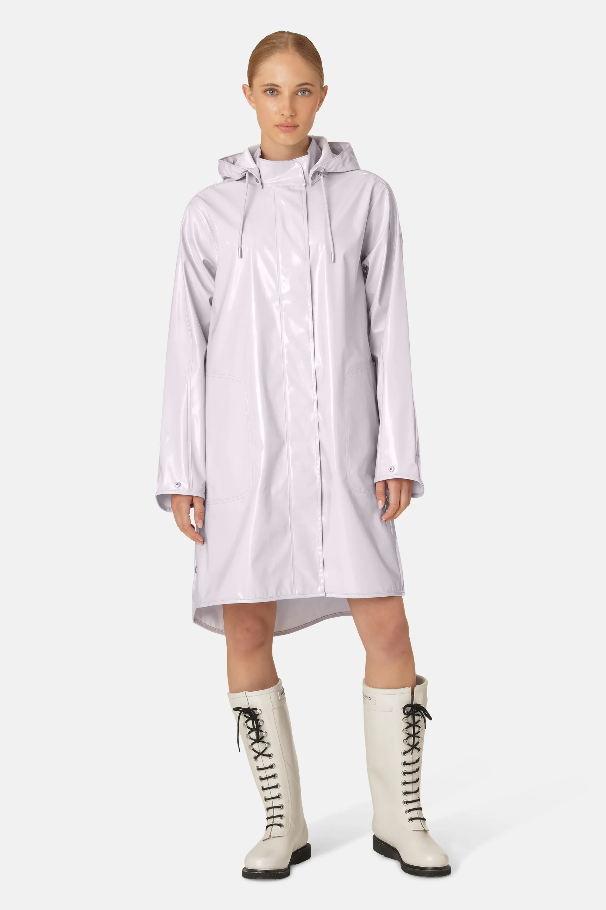 Long Raincoat - Thistle