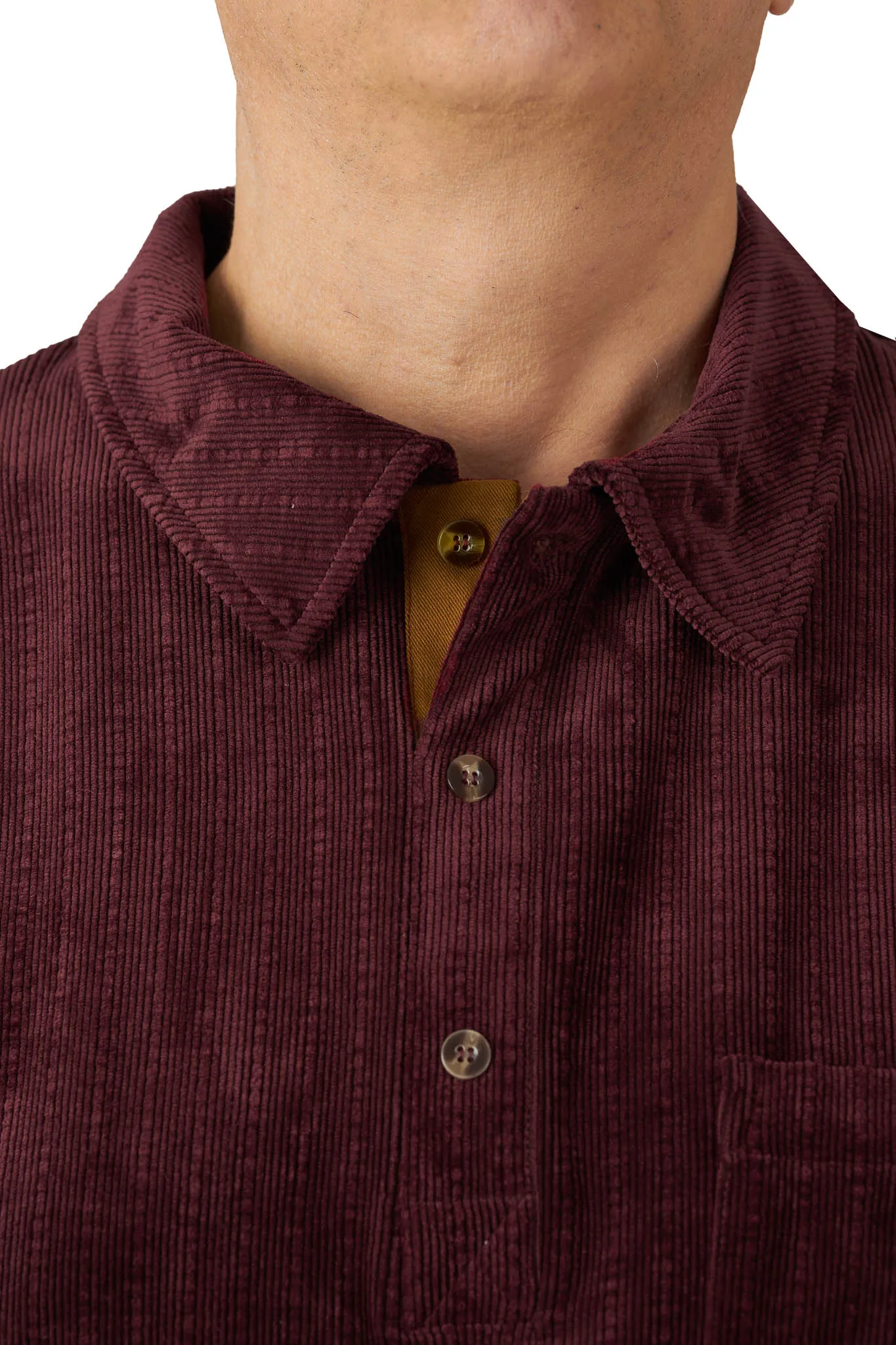 Long-Sleeved Adaptive Polo Shirt - Thomas | Burgundy