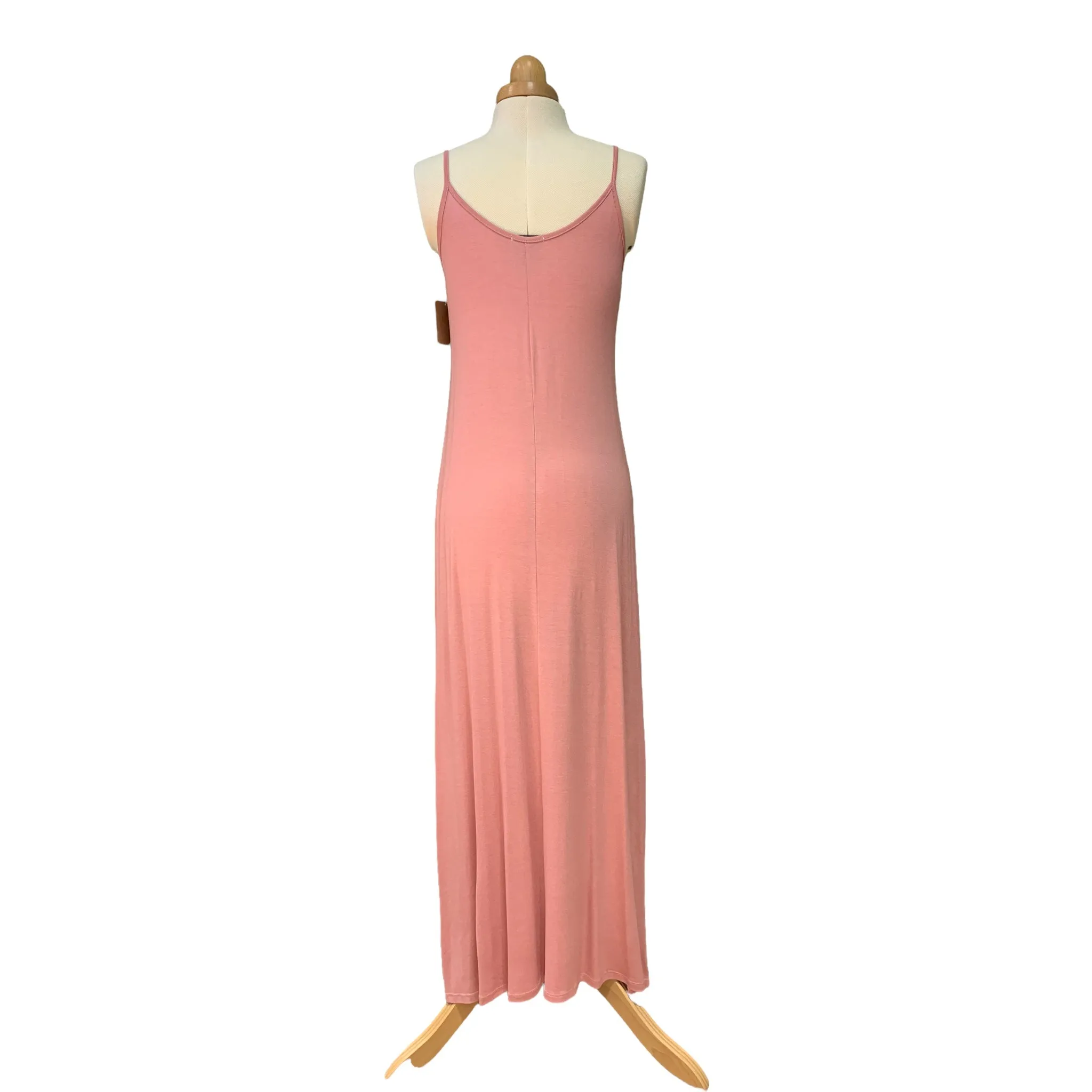 Maria Villalobos Long Slip Dress Pink