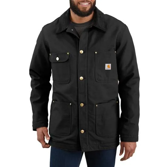 Men's Carhartt Loose fit Firm Duck Blanket-Lined Chore Coat - 103825