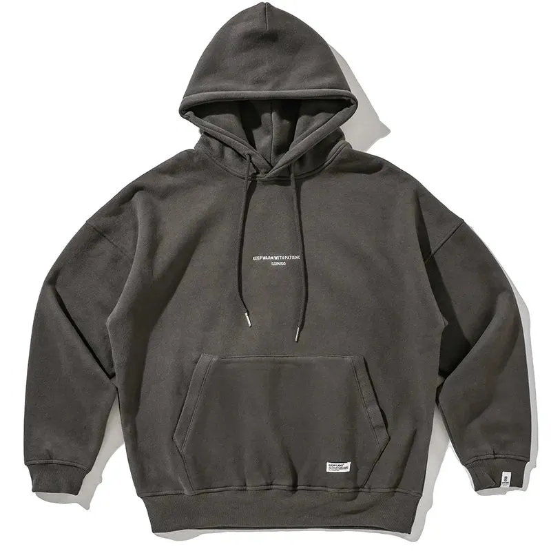 Men's HQ Oversized Fleece Pullover Hoodie