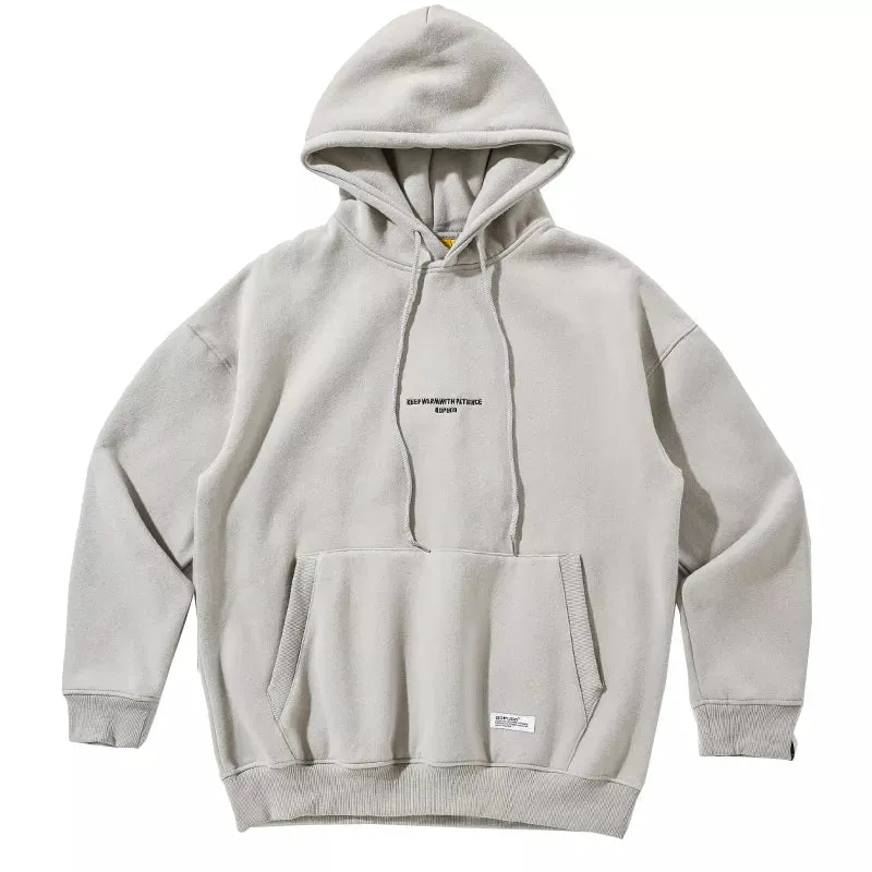 Men's HQ Oversized Fleece Pullover Hoodie