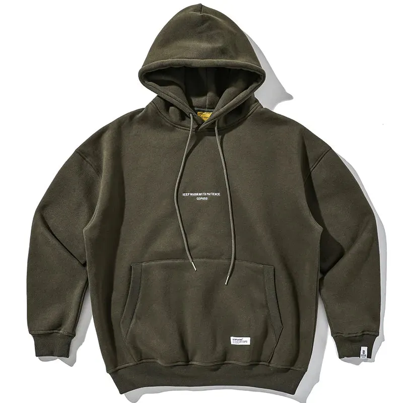 Men's HQ Oversized Fleece Pullover Hoodie