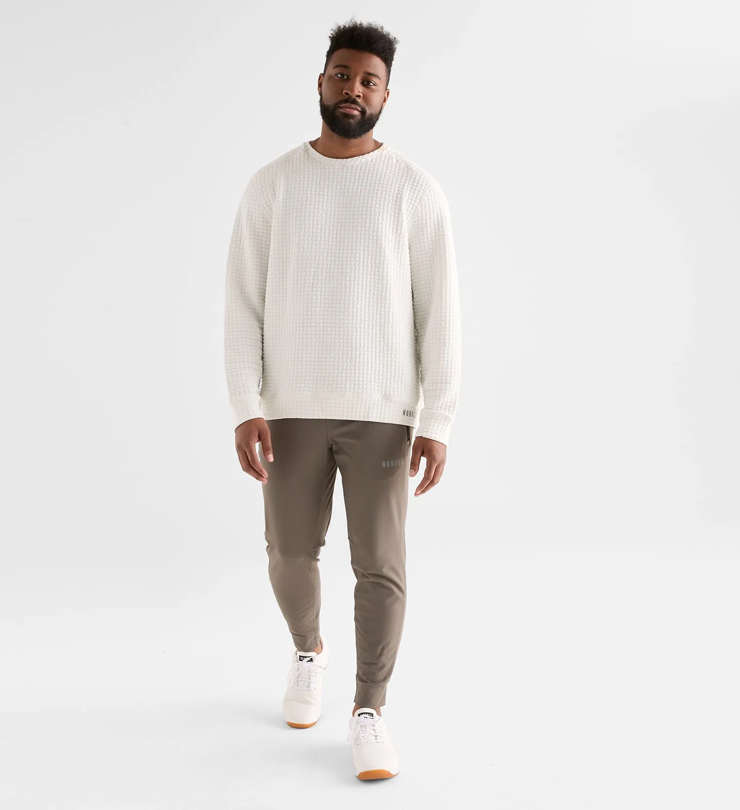 Men's Quilted Crew Pullover