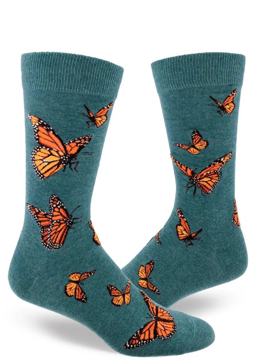 Monarch Butterfly Men's Socks