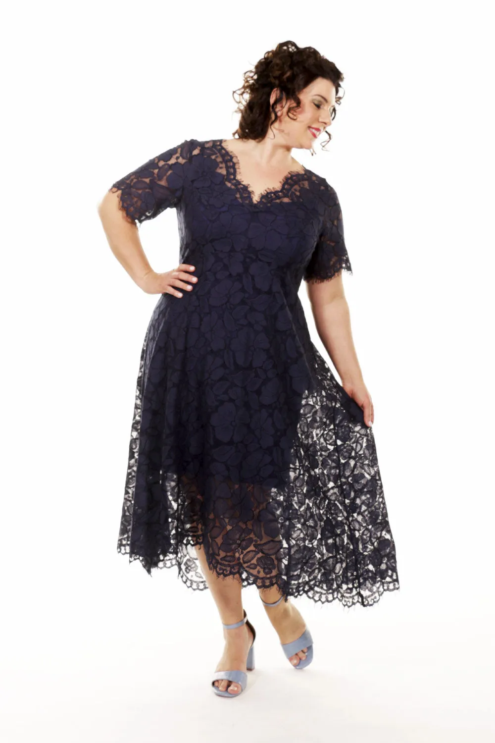 Moon Light Dress - Navy