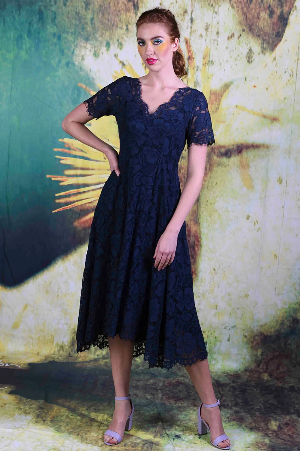 Moon Light Dress - Navy