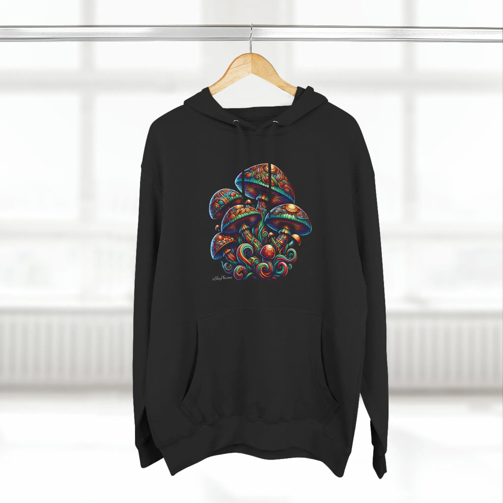 Mushroom Goddess at Your Back Pullover Hoodie