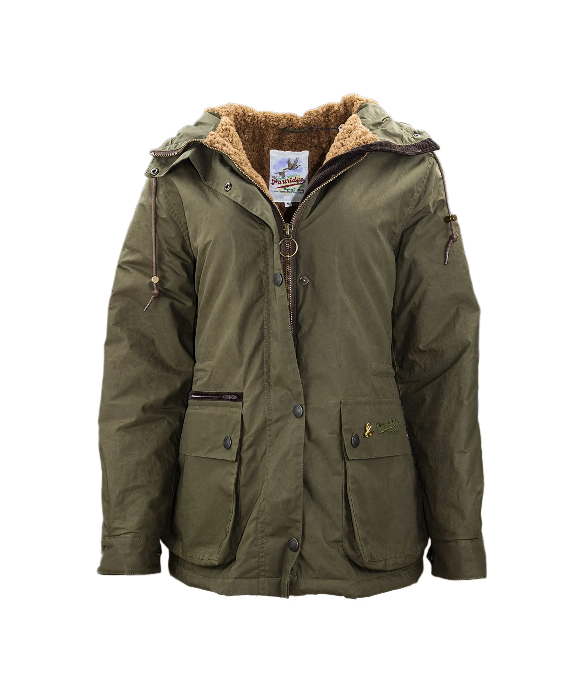 Newmarket Hooded Wax Jacket - Khaki Wax