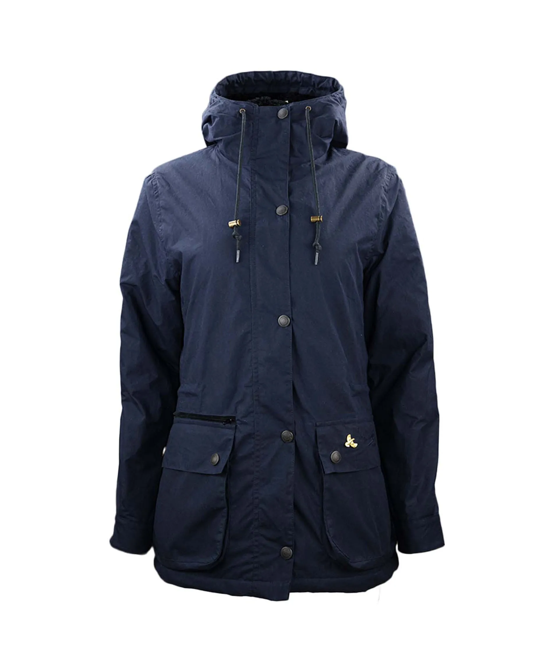 Newmarket Hooded Wax Jacket - Navy Wax