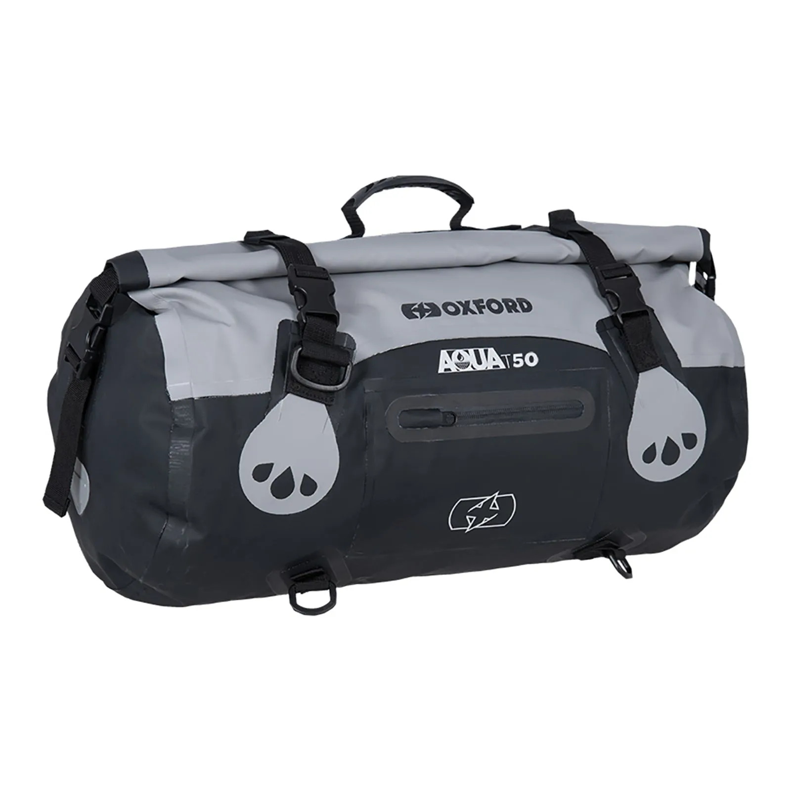 Oxford Roll Bag Aqua T50 - Black / Grey