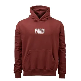 PARIA Block hoodie - Rust