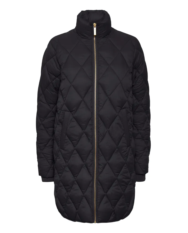 Part Two Ollias Black Quilted Jacket