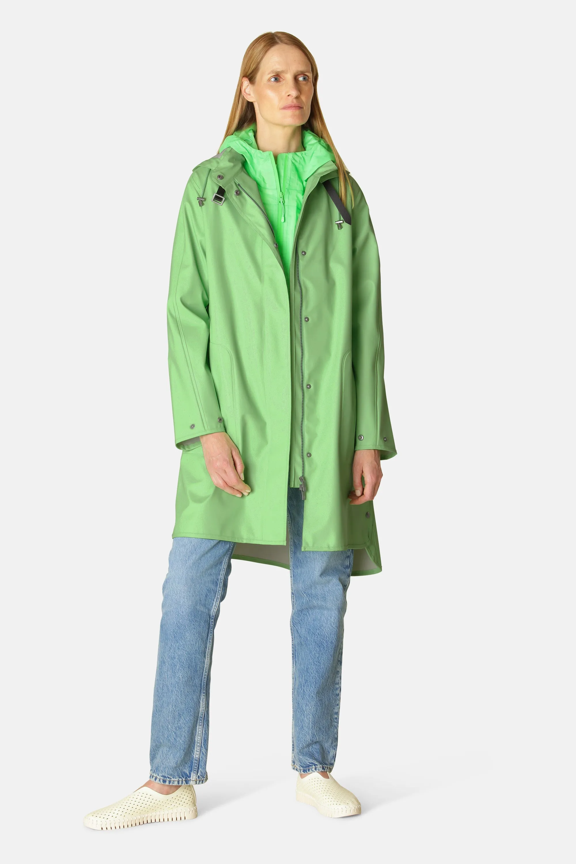 Raincoat - Bright Green