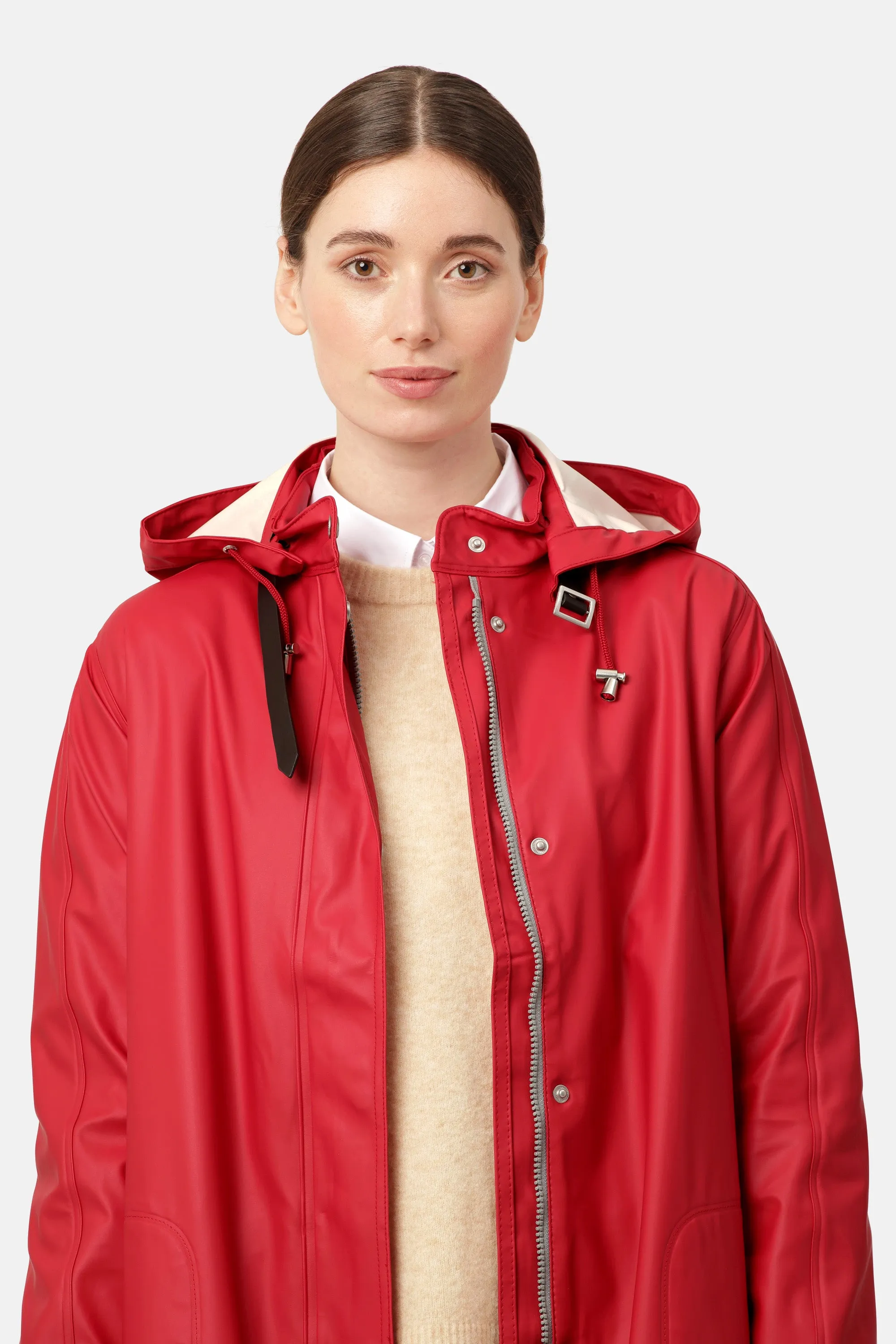 Raincoat - Deep Red