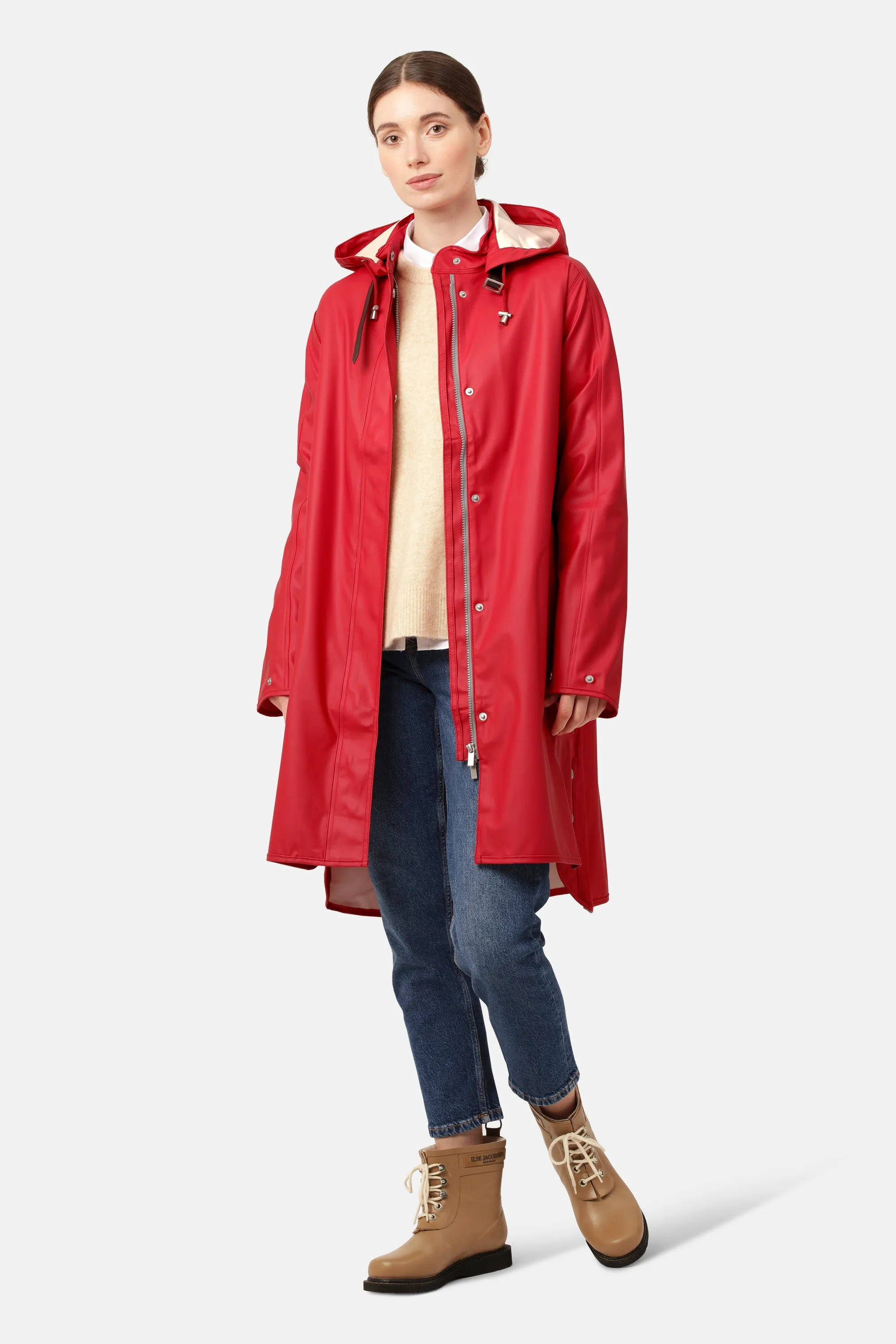 Raincoat - Deep Red