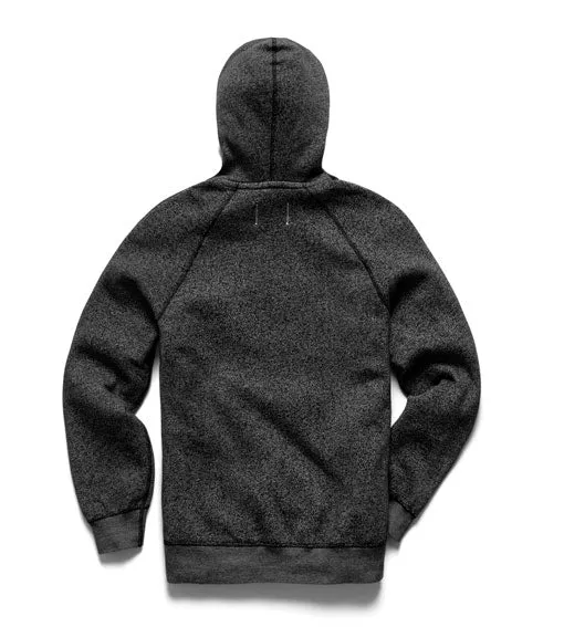 Reigning Champ Knit Tiger Fleece Pullover Hoodie Black/White