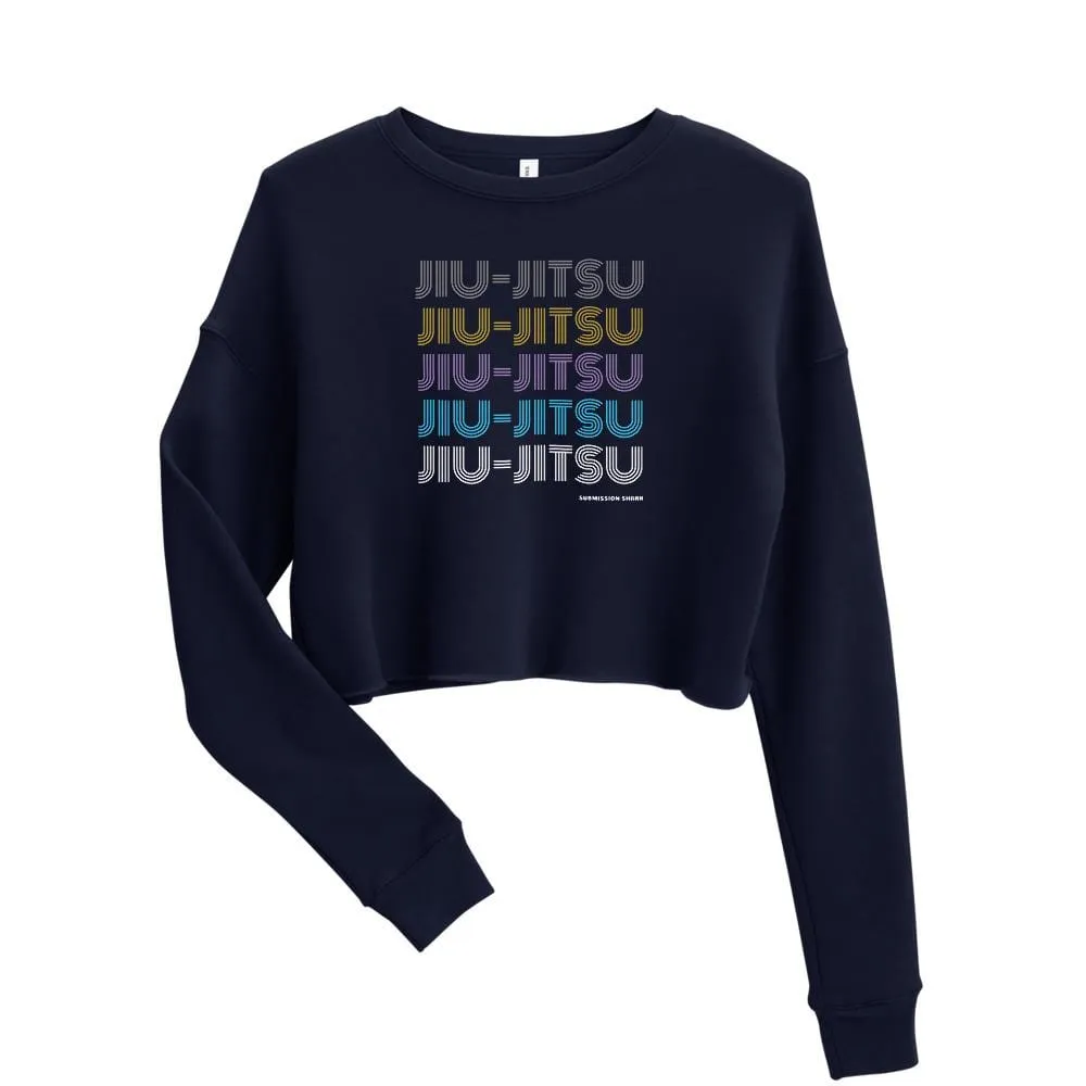 Retro Jiu-Jitsu ~ Crop Sweatshirt