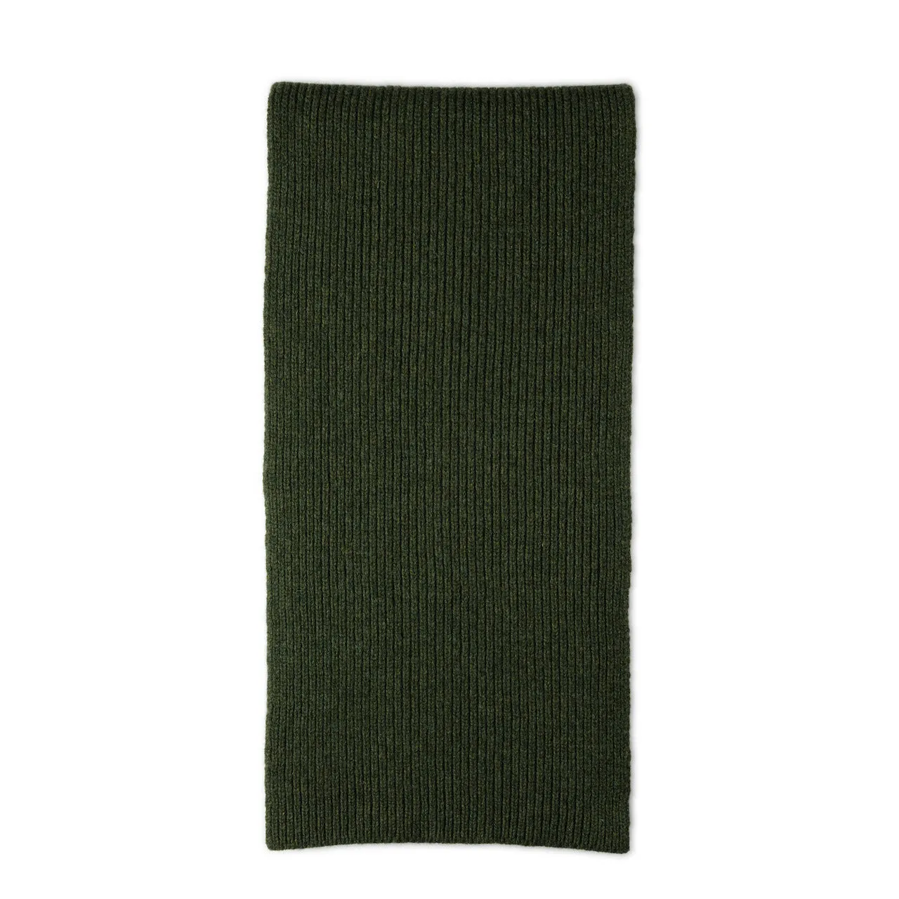 Rosemary Wool Ribbed Scarf