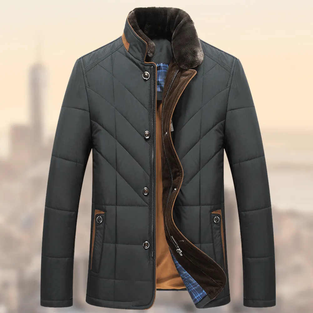 Sherpa-Lined Mountain Down Winter Coat