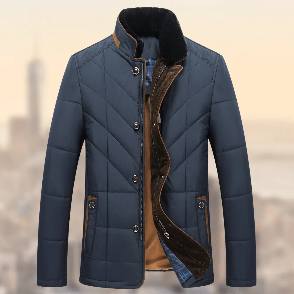 Sherpa-Lined Mountain Down Winter Coat