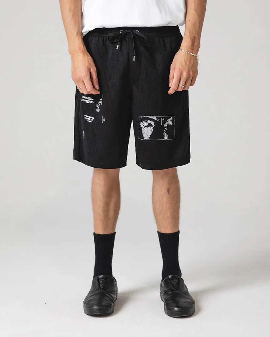 Shifting Ball Walk Shorts - Black