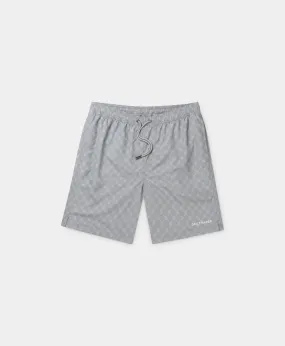 Sleet Grey Kato Monogram Swimshorts