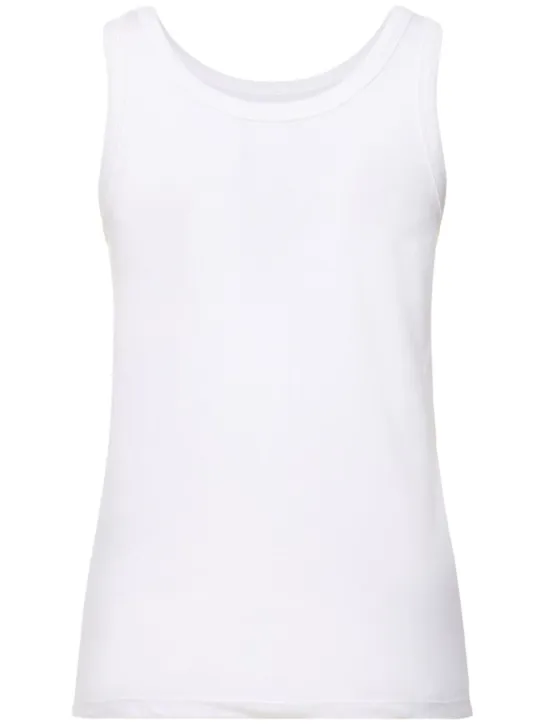 The Row   Frankie cotton jersey tank top 