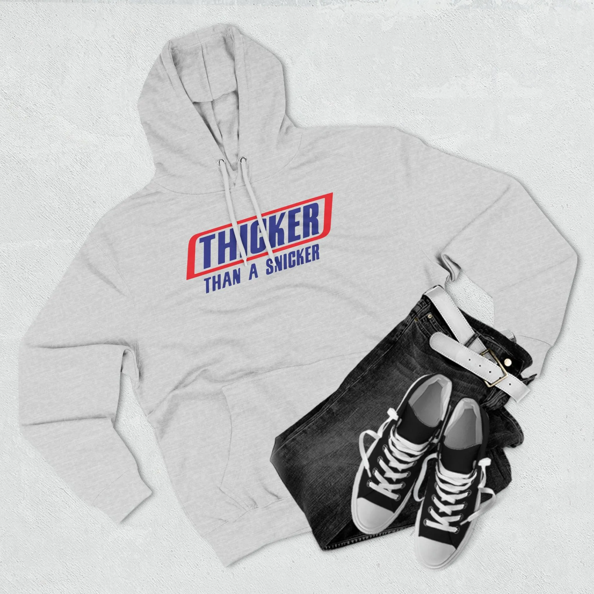 Thicker Than A Snicker Premium Pullover Hoodie