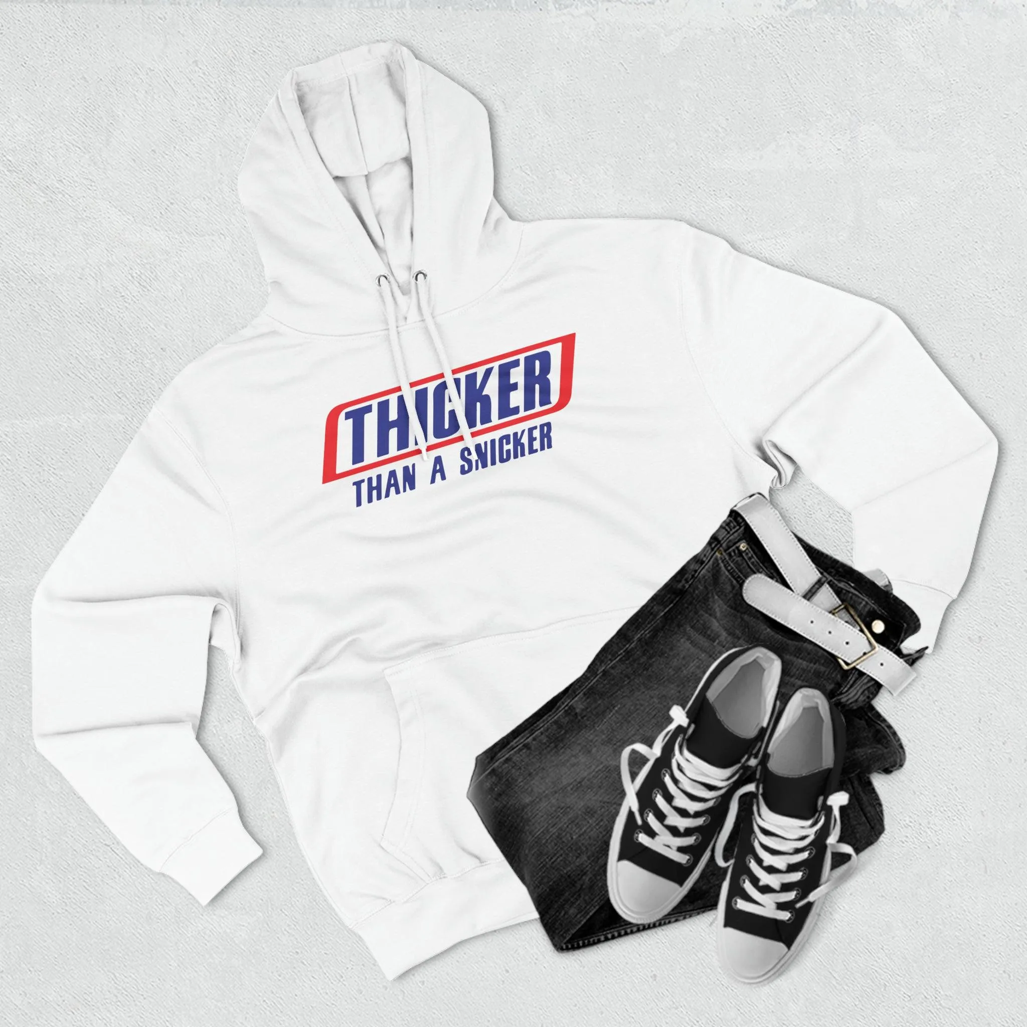 Thicker Than A Snicker Premium Pullover Hoodie