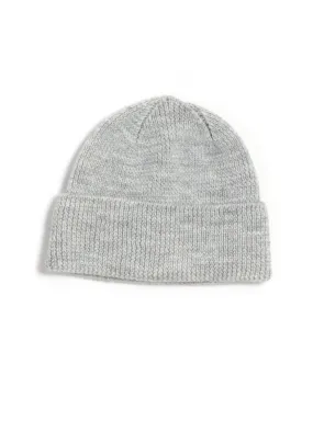 TORE | Knitted Rib Beanie | Winter Grey