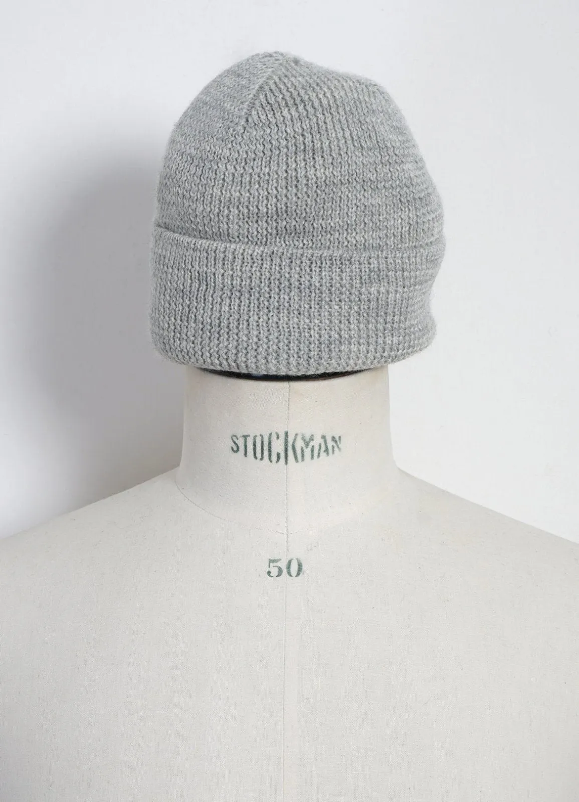 TORE | Knitted Rib Beanie | Winter Grey