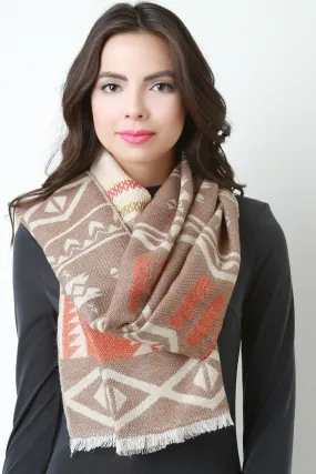 Tribal Knit Scarf