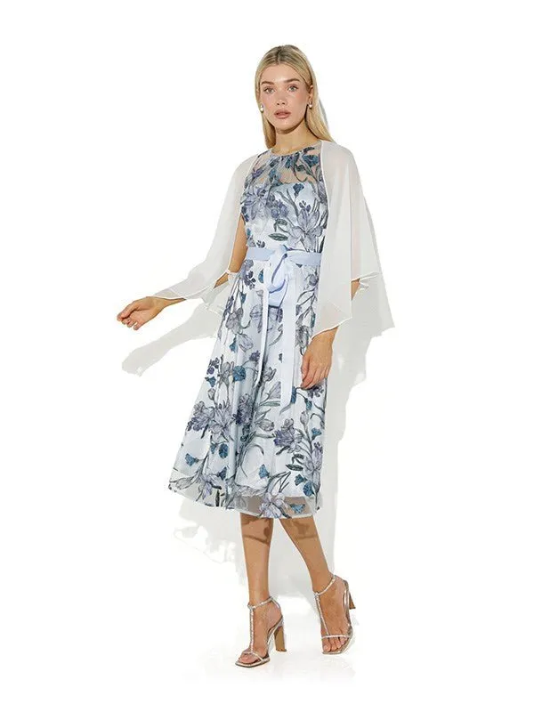 Twiggy Ivory Chiffon Wrap