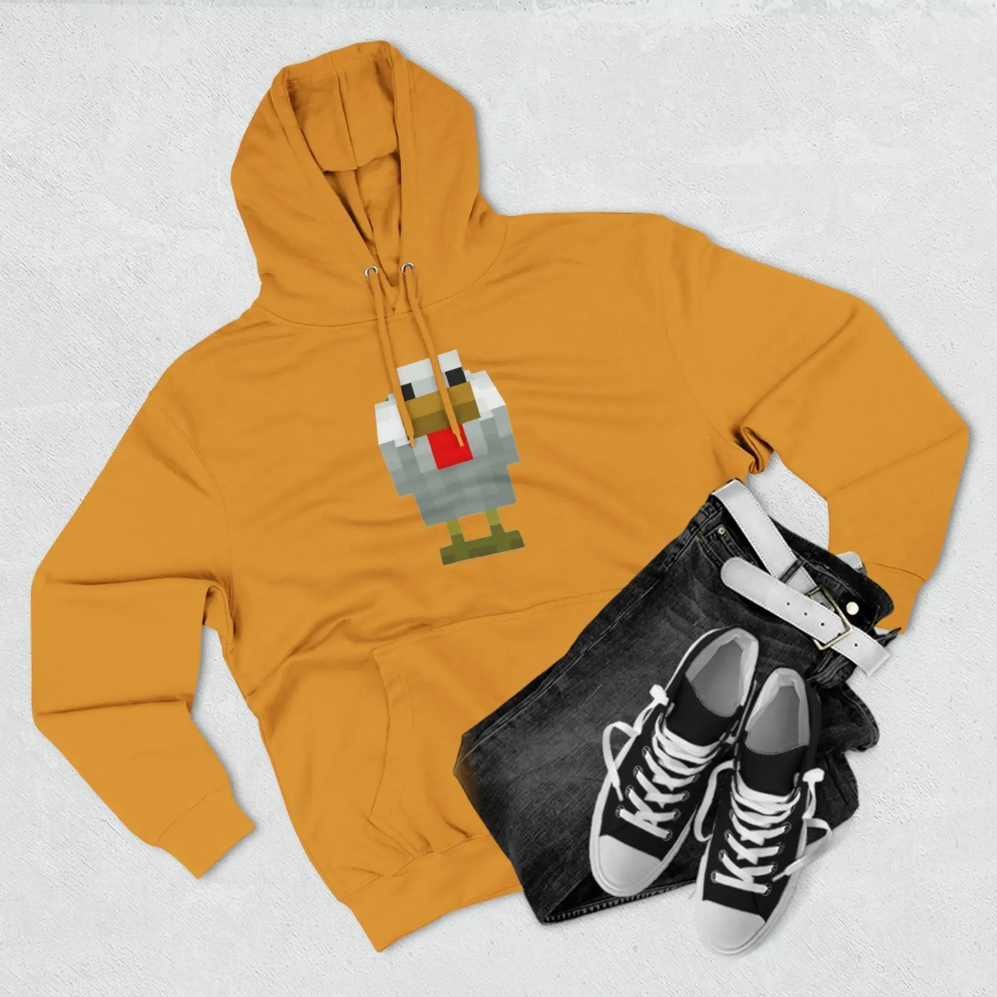 Unisex Premium Pullover Hoodie Minecraft Chicken