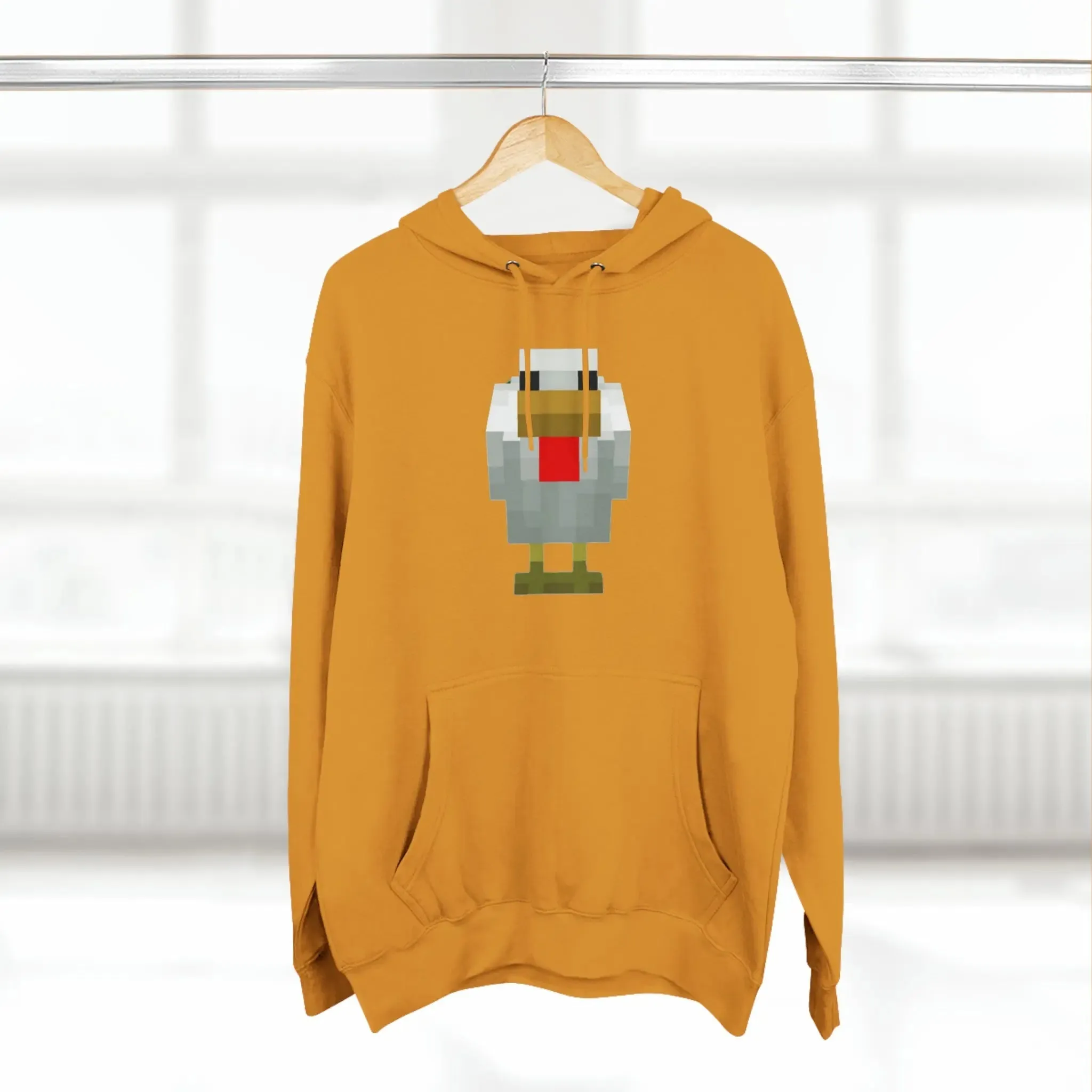 Unisex Premium Pullover Hoodie Minecraft Chicken