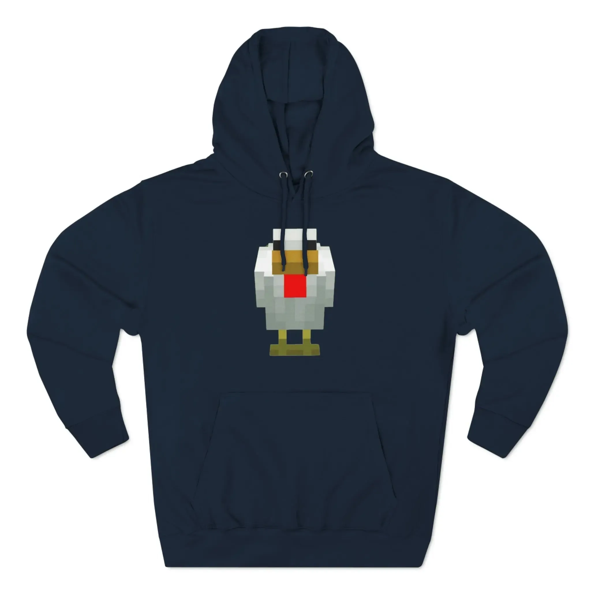 Unisex Premium Pullover Hoodie Minecraft Chicken