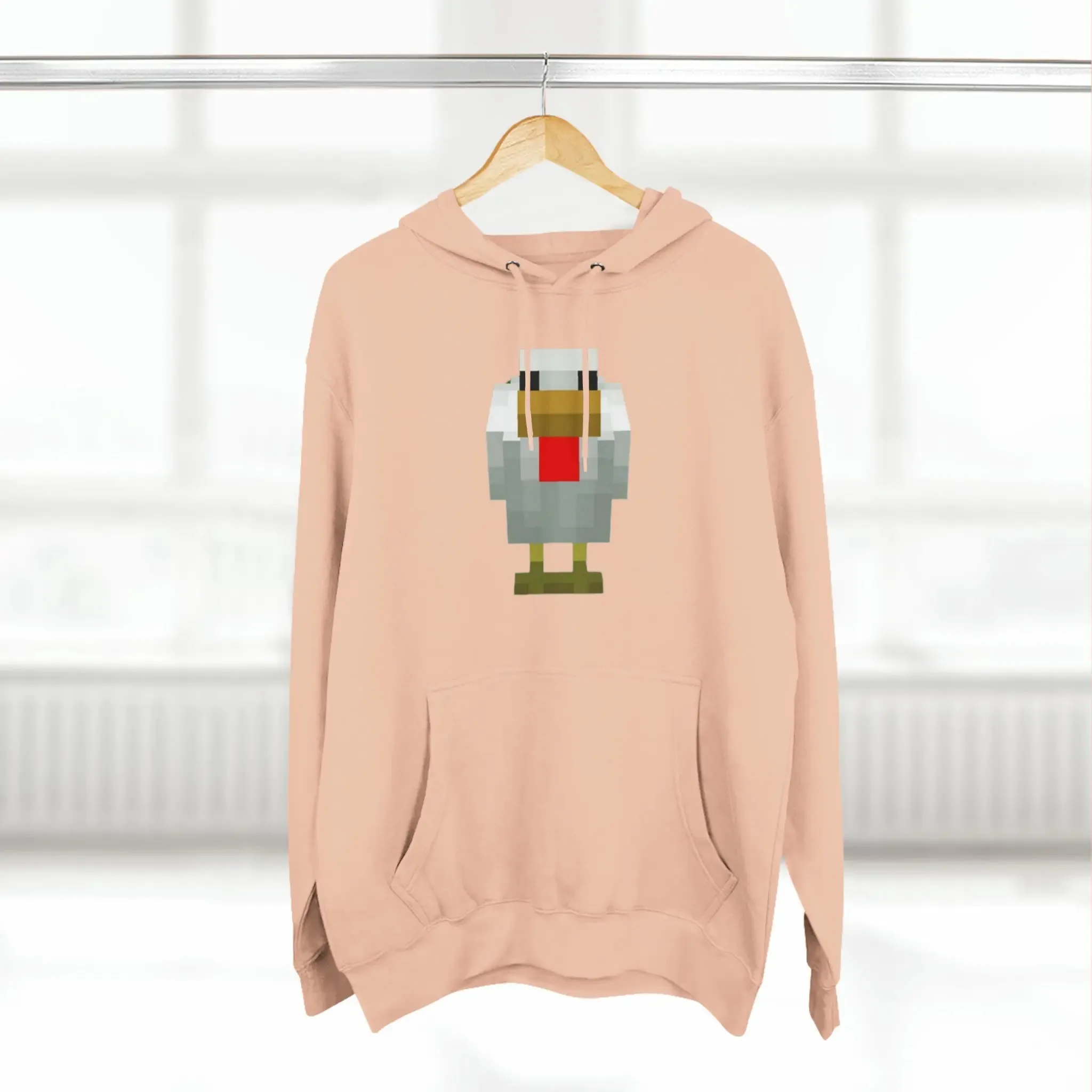 Unisex Premium Pullover Hoodie Minecraft Chicken