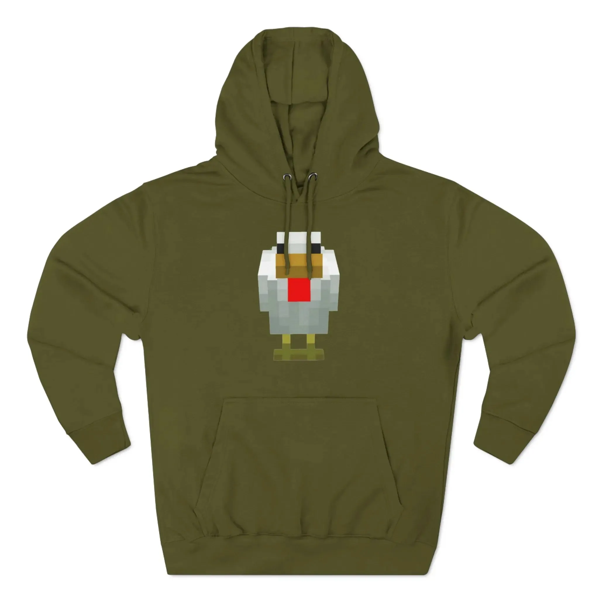 Unisex Premium Pullover Hoodie Minecraft Chicken