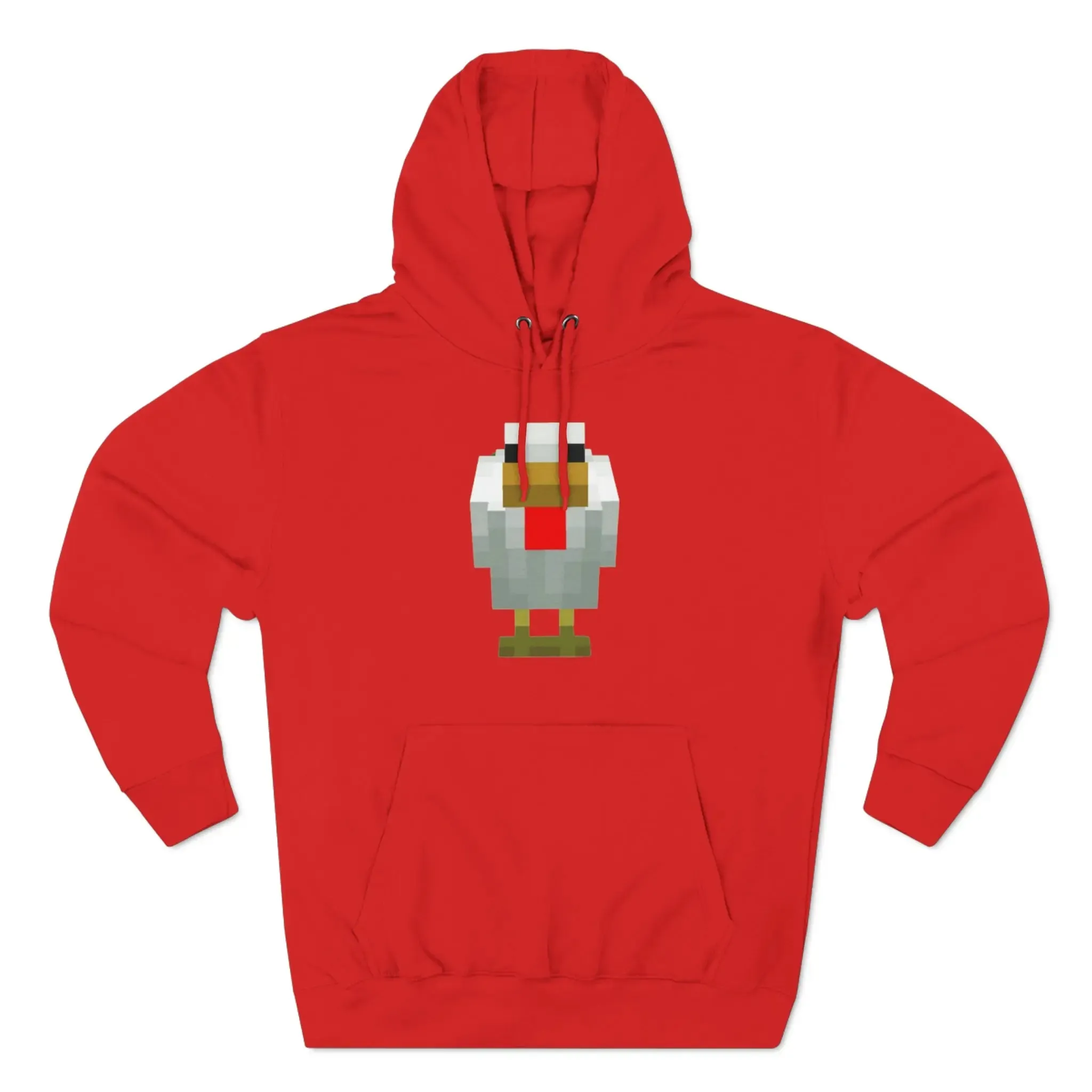 Unisex Premium Pullover Hoodie Minecraft Chicken