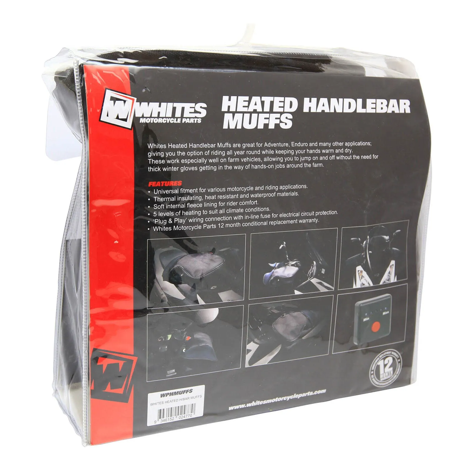 Whites ATV Heated Handlebar Muffs