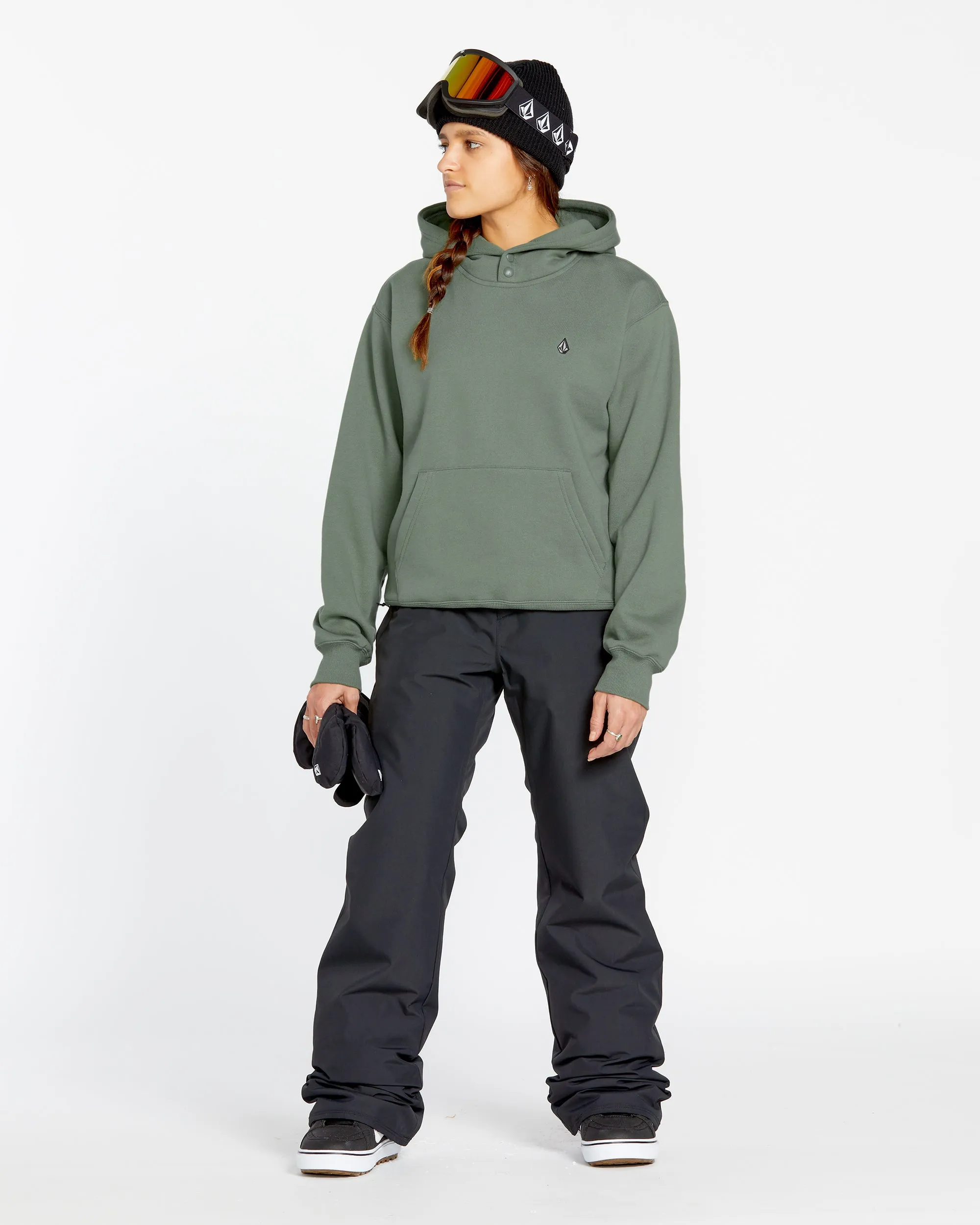 Womens Costus Pullover Fleece - Lichen Green