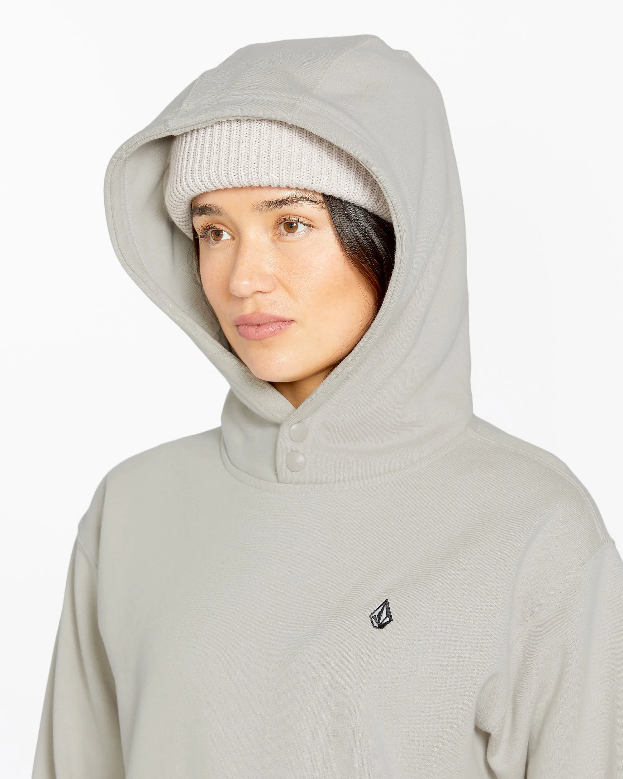 Womens Costus Pullover Fleece - Stone